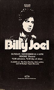 Миниатюра для Файл:Billy Joel 1976 Concert Poster FRONT.jpg