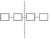 Bisection of linear array network Bisected linear array.jpg