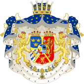 Blason du Prince Oscar Fredrik duc d'Östergötland de 1844 à 1872.svg