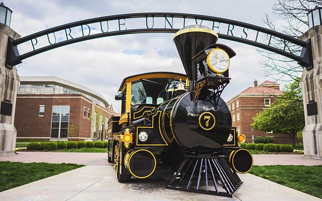 Purdue Train Water Bottle