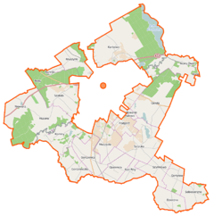 Mapa lokalizacyjna gminy wiejskiej Brodnica