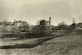 Le collège Bryn Mawr en 1886.