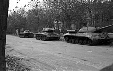 Szovjet tankok Budapesten