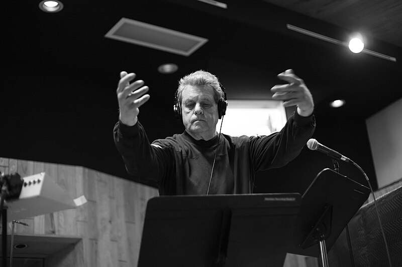 File:Buddy Bregman conducts at Westlake Recording Studios - (May 2006).jpg