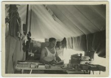 Cpl. O'Sullivan at Bulford Camp Bulford Camp during World War II.tif