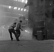 Smeden in actie in Duisburg. 5 juli 1961