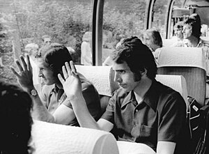 Croy (höger) i VM i fotboll 1974