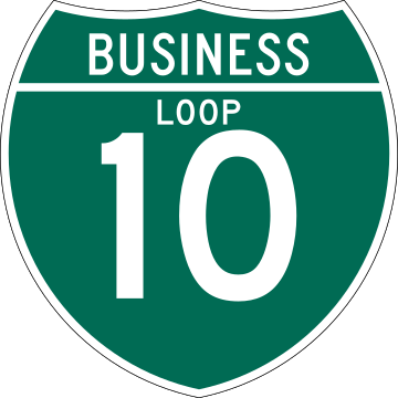 Business routes of Interstate 10