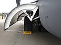 Starboard landing gear flap front