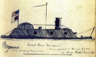 CSS <i>Missouri</i> Confederate States Navy casemate ironclad paddle steamer
