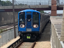 7000-series cars in service on the Blue Line CTA 7000 at Austin Station.png