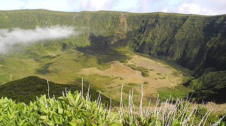 Caldeira do Faial on the Caldeira Volcano, Faial Island, Azores