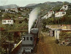 Subida para o Monte, após a Estação do Pombal