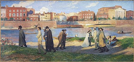 Fail:Capitole Toulouse - Salle Henri-Martin - Les Bords de la Garonne, Les promeneurs ou Les reveurs par Henri Martin.jpg