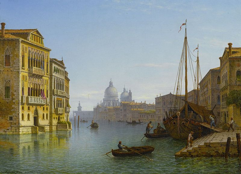 File:Carl Morgenstern - Canal Grande mit Blick auf Santa Maria della Salute (1841).jpg