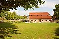 Deutsch: Wiederaufgebautes Haus im FreilichtmuseumCarnuntum Die straßenabgewandte Seite