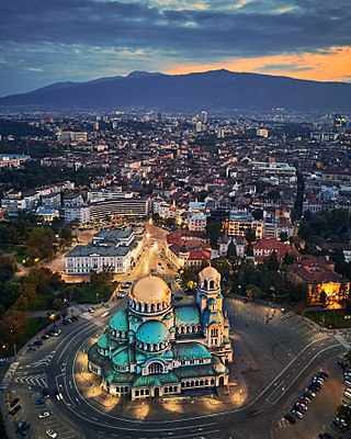 <span class="mw-page-title-main">Alexander Nevsky Cathedral, Sofia</span> Bulgarian Orthodox cathedral in Sofia, Bulgaria