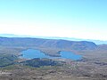 Caviahue lake from Copahue volcano