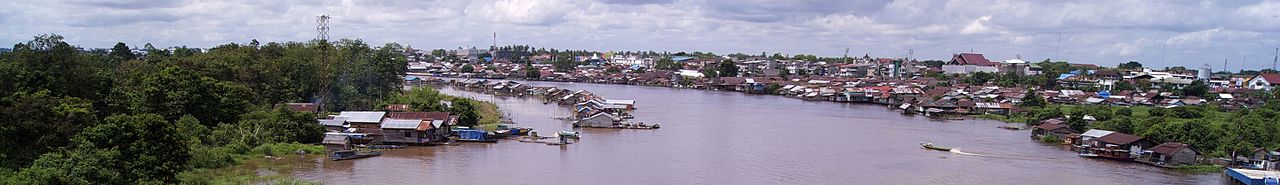 River in Palangkaraya, Central Kalimantan