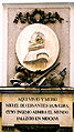 Placa conmemorativa en la casa donde vivió Cervantes en Madrid