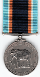 Ceylon Police Long Service Medal, reverse.png