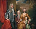 James Brydges (later 1st Duke of Chandos) and his Family label QS:Len,"James Brydges (later 1st Duke of Chandos) and his Family" label QS:Lpl,"James Brydges (późniejszy 1. duke Chandos) z rodziną" 1713