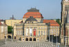 オペラ座広場に面するChemnitz Opera