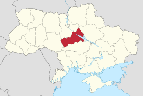Kart over Tsjerkasy oblast