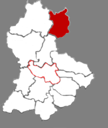 Contea di Lan – Mappa