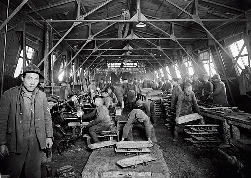 Chinese workers during WWI