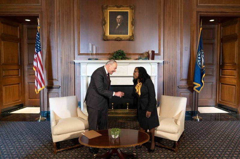 File:Chuck Schumer meets with Ketanji Brown Jackson.jpg