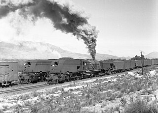 <span class="mw-page-title-main">South African Class GEA 4-8-2+2-8-4</span> 1946 articulated steam locomotive