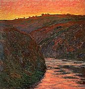Creuse, Sonnenuntergang, 1889