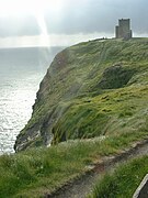 Riflessi di luce sul mare con la Torre di O'Brien