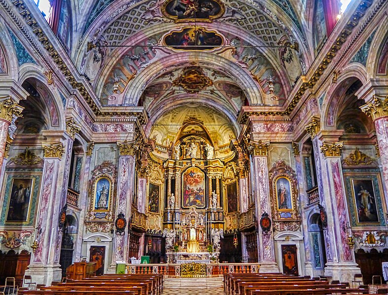 File:Clusone Basilica di Santa Maria Assunta e San Giovanni Battista Interno Navata Est 5.jpg