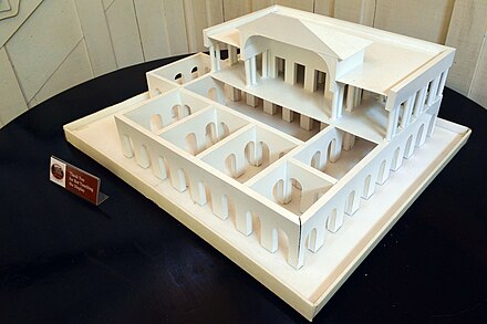 Cutaway model of Suffolk House.