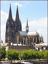 קתדרלת קלן (נצרות קתולית) - הגדולה בגרמניה.
