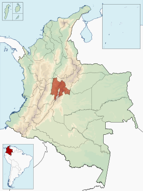 Localisation de Cundinamarca
