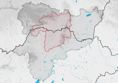 Kaart van de provincie Abaúj-Torna