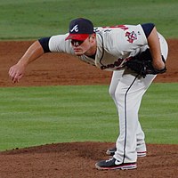 Kimbrel in his pre-pitch stance during 2013 Craig Kimbrel on September 14, 2013.jpg