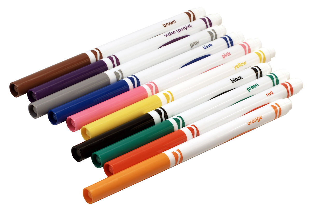 https://upload.wikimedia.org/wikipedia/commons/thumb/7/79/Crayola-Markers.jpg/1200px-Crayola-Markers.jpg