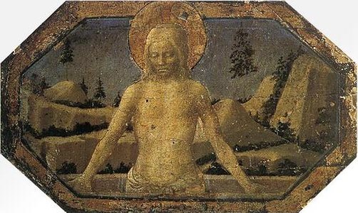Christ de douleur, 1432 Vérone, Castelvecchio.