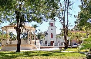 Dajabon Dominican Republic town church.