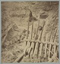 Thumbnail for File:Dead Confederate soldier in trenches of Fort Mahone in front of Petersburg, Va., April 3, 1865 LCCN2012647837.tif