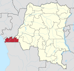 Location of コンゴ中央州