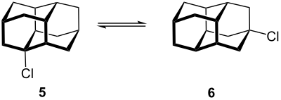 1-chlorodiamantane and 4-chlorodiamantane