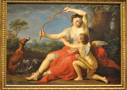 Diana and Cupid, Pompeo Batoni, Metropolitan Museum