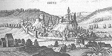 Diez - Extract from the Topographia Hassiae by Matthaus Merian 1655 Diez De Merian Hassiae.jpg