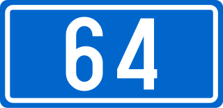 <span class="mw-page-title-main">D64 road</span> Road in Croatia