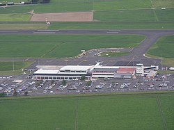 Dunedin Airport From the air.JPG